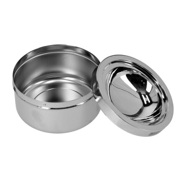Royalford RF5241 Metal Ashtray - Portable Press Down Ash Container Table Top with lid, Cigarette Ashtray for Indoor or Outdoor Use, Ash Holder for Smokers, Desktop Smoking Ash Tray for Home Office (Silver) - Image 3