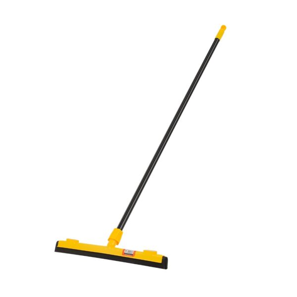 Royalford 45 CM Floor Wiper with Long Handle- RF12000| Compatible with All Floor Types, Tiles, Concrete, Etc.| Perfect for Cleaning and Wiping Room, Bathroom, Kitchen| Premium-Quality, Highly Durable, Light-Weight and Elegant Design| Yellow