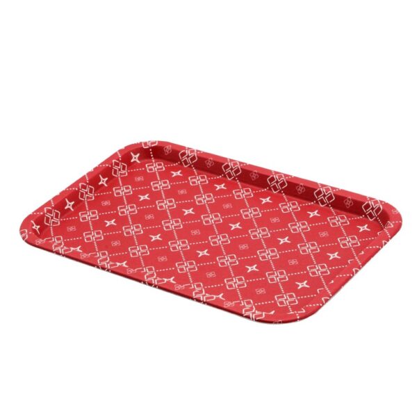 Royalford 31X21 CM Rectangular Leather Tray- RF11268| Elegant and Sleek Design with Durable and Long-Lasting Construction| Ideal for Serving Drink and as a Dcor Piece| Multi-Color - Image 2