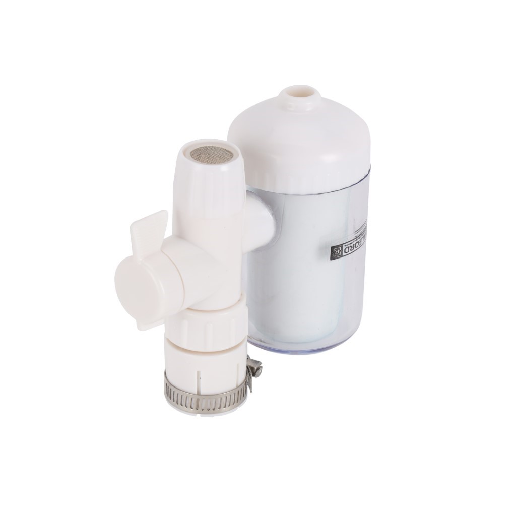Royalford Water Filter- RF12504/ Tap Mounting, 2 Stage Purification and Fits Most Standard Faucet/ Perfect for Kitchen, Bathroom for Cooking, Cleaning, Bathing, etc./ White - Image 3