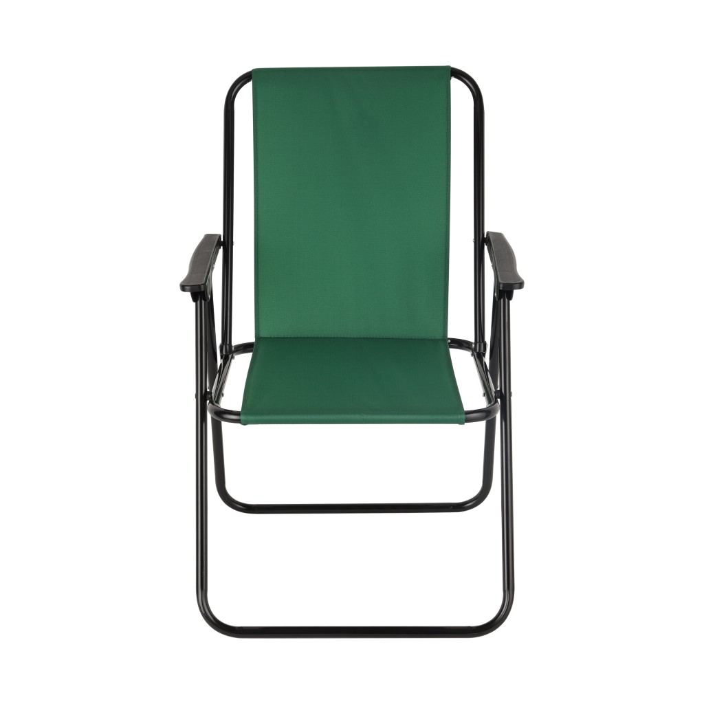 Royalford Foldable Camping Chair- RF12688/ Lightweight, Portable, Folds Flat for Storage/ Strong Metal Frame, Waterproof, Perfect for Indoor and Outdoor Entertainment, Lawn, Garden, Beach, Picnic, etc./ Green - Image 3