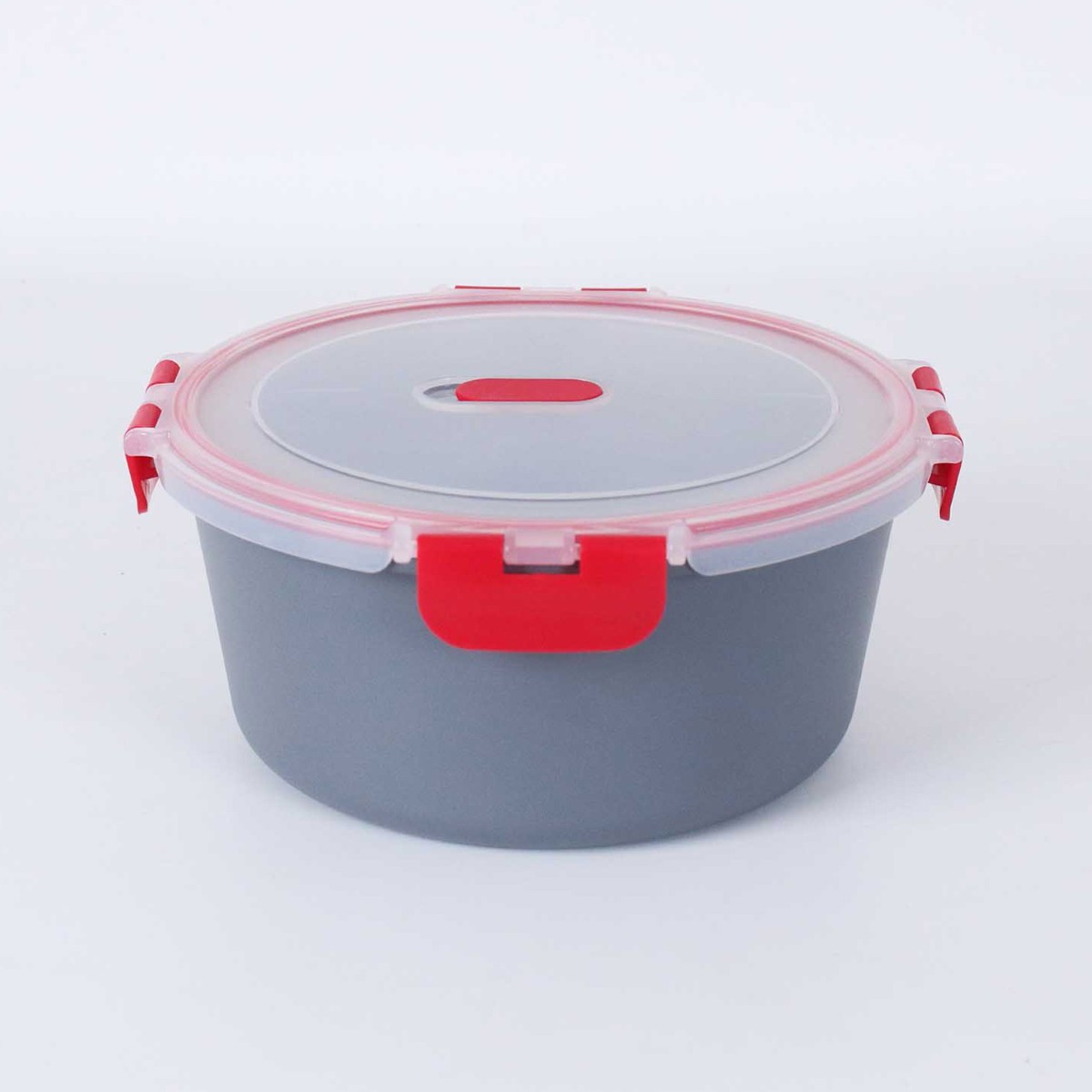 Royalford 2-liter BMC Bowl with Lock Lid- RF12989/ Oven and Freezer Safe, Bake, Serve and Store/ Perfect for Storing Leftovers, Meal Prepping, Transporting Food Safely, etc./ Grey