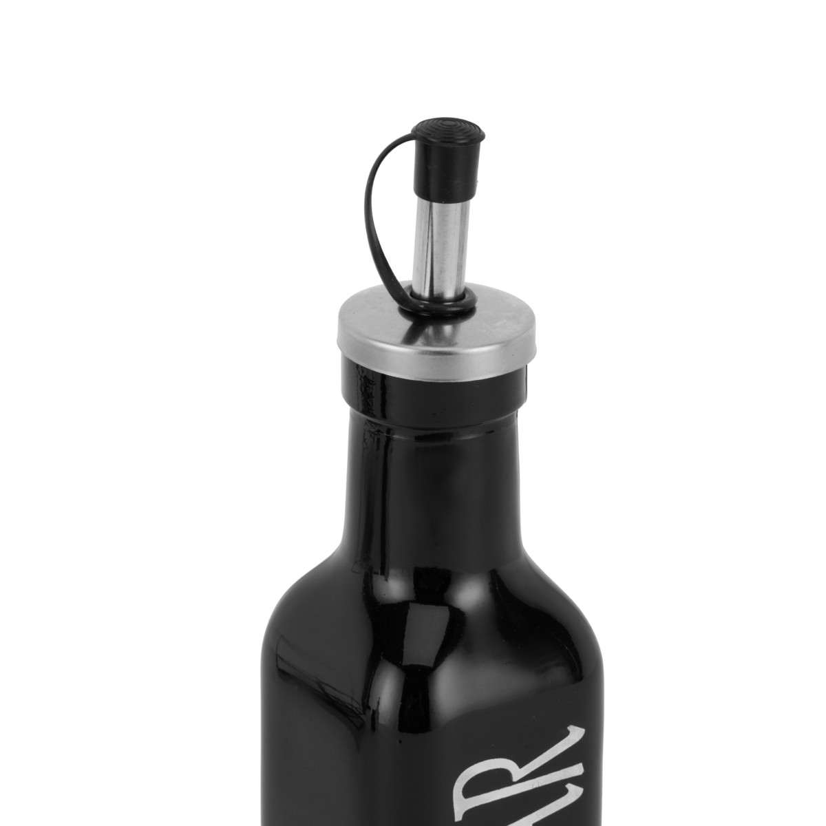 Royalford Oil Bottles and Shakers Set- RF13202/ with Stand, Food-Grade and Safe to Use/300 ml Bottle, 100 ml Shaker, Odor- and BPA-Free, Ideal for Use at Home, Restaurants, Kitchen Counters, Dining Tables, and Serving Setups/ Dispensers with Labels/ Brown and Golden - Image 2