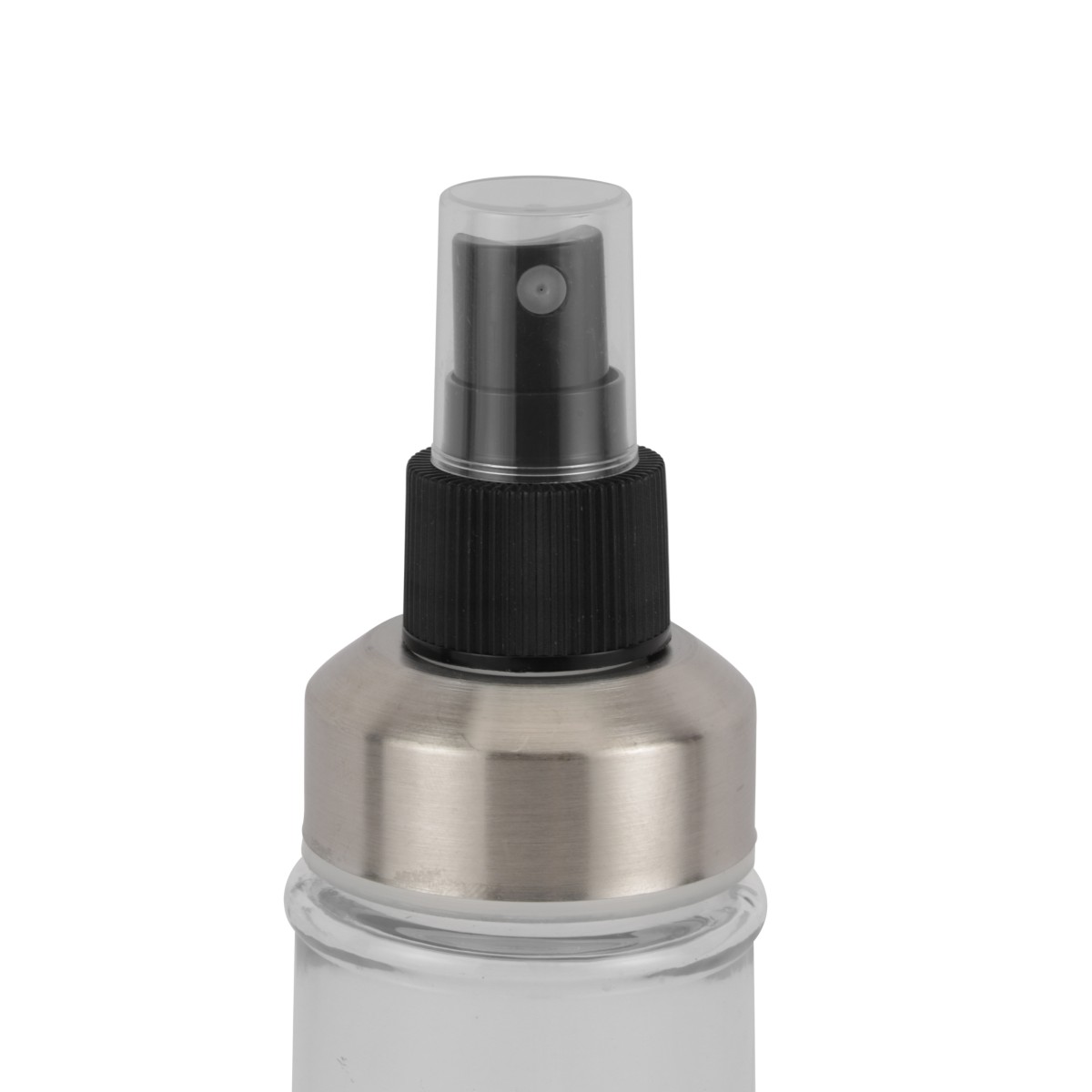Royalford 100 ml Oil Spray Bottle- RF13210/ Transparent Glass Dispenser, Perfect for Dispensing Vinegar, Lemon Juice, Soy Sauce, Water, and other Liquid Seasonings/ with Press Button and Plastic Tube/ Clear - Image 4