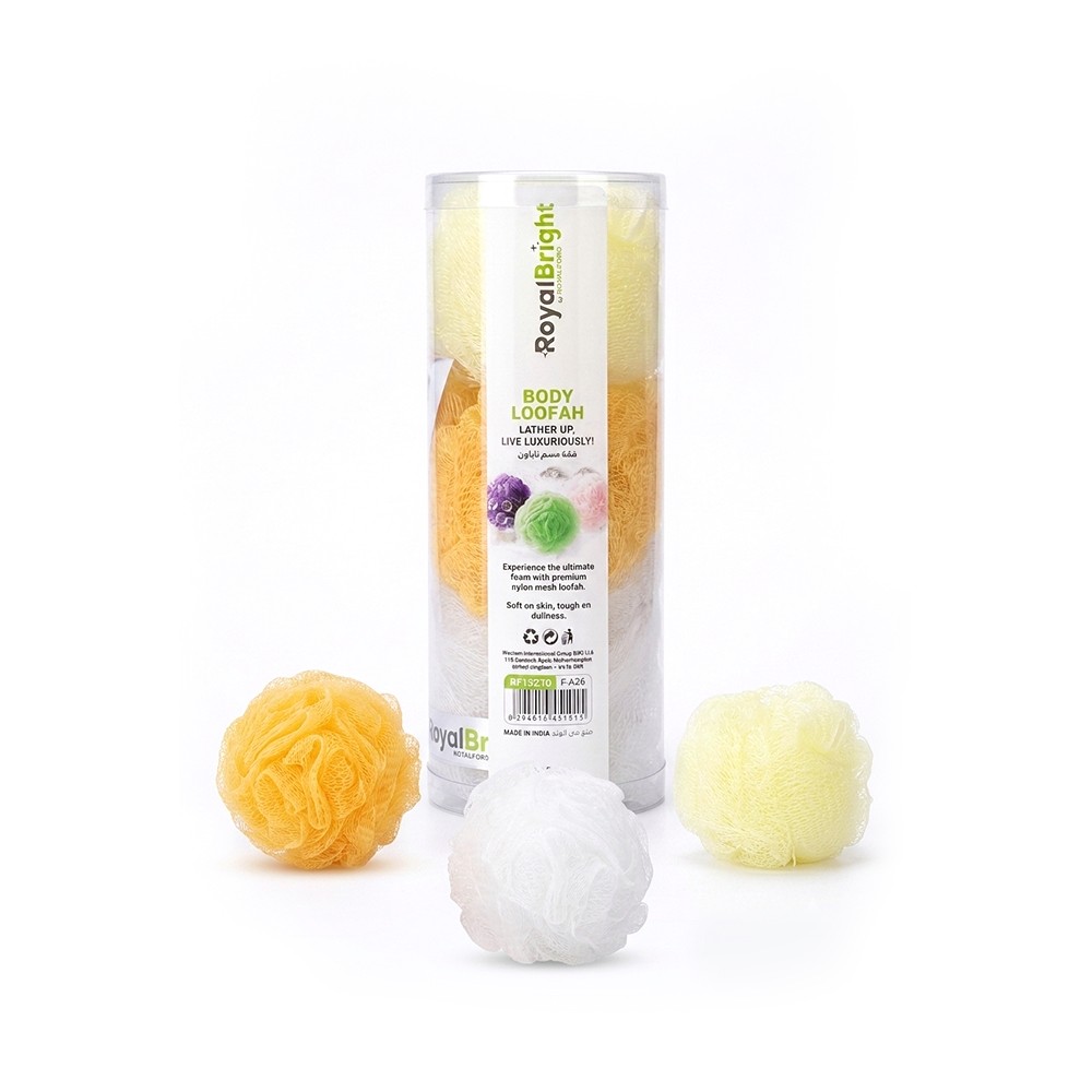Royal Bright RF13270 3Pcs BODY LOOFAH , Made In INDIA